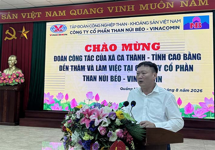 Than Núi Béo gặp mặt đoàn cán bộ và thanh niên xã Ca Thành, tỉnh Cao Bằng
