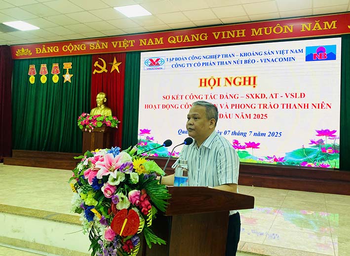Than Núi Béo sơ kết các mặt công tác 6 tháng đầu năm 2025