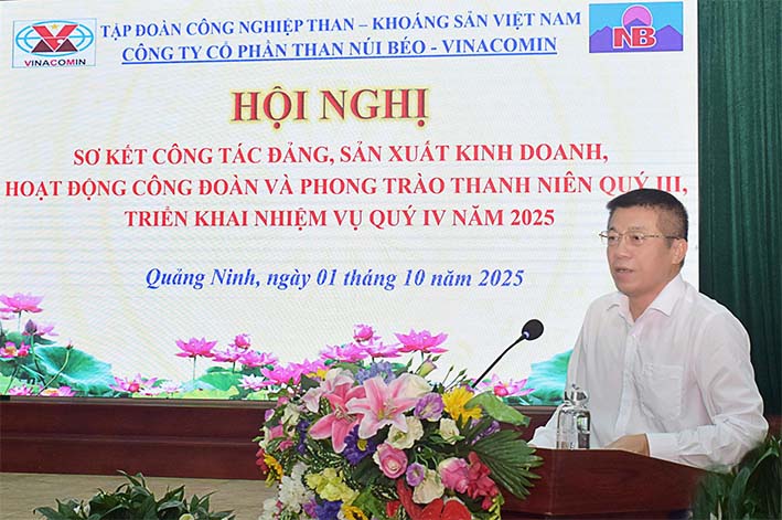 Than Núi Béo tổ chức sơ kết các mặt công tác quý III năm 2025