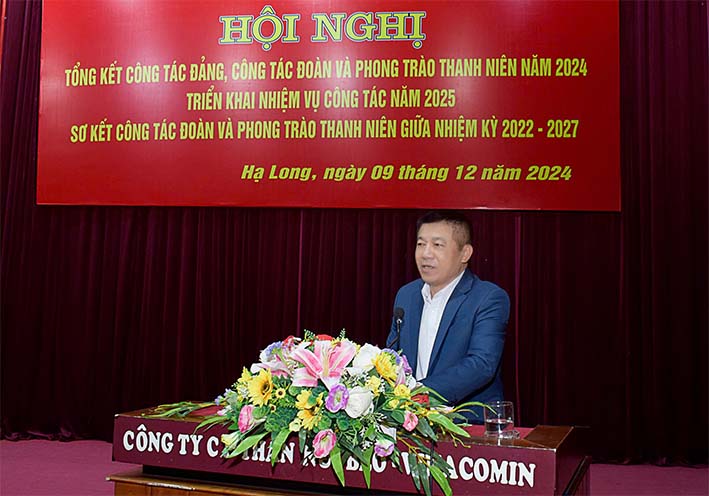 Than Núi Béo tổ chức Hội nghị tổng kết công tác Đảng, công tác Đoàn và phong trào thanh niên năm 2024